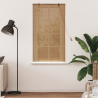 Persianas e Sombras de Janela Marrom Claro 80 x 160 cm Bambu 3