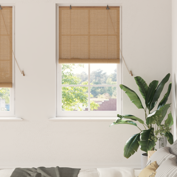 Persianas y Toldos para Ventanas Marrón Claro 80 x 220 cm Bambú D