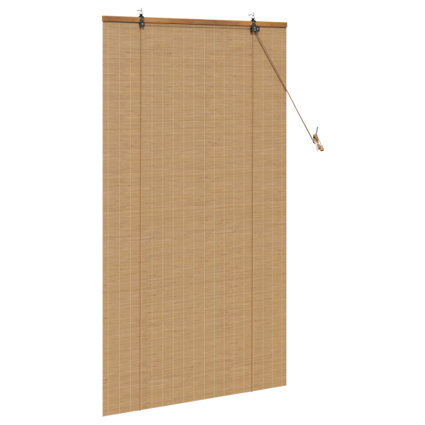Persianas e Sombras de Janela Marrom Claro 90 x 160 cm Bambu M 4