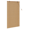 Persianas y Toldos para Ventanas Marrón Claro 90 x 160 cm Bambú 4