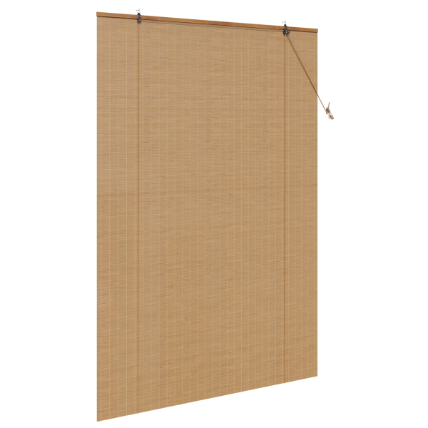 Persianas e Sombras de Janela Marrom Claro 140 x 220 cm Bambu M 4