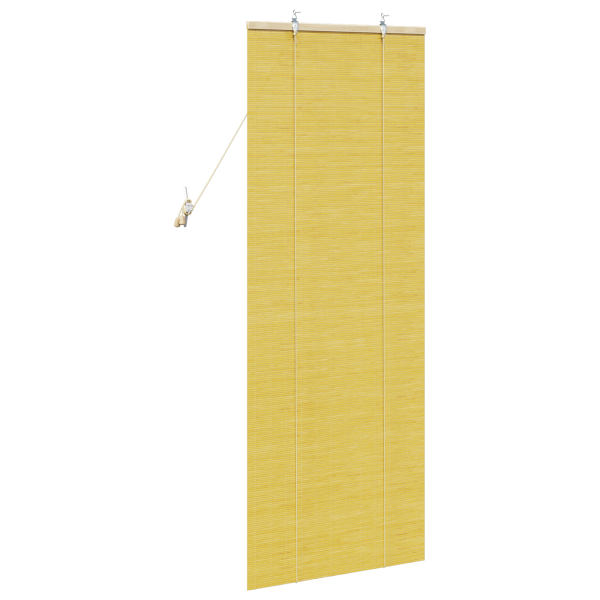 Persianas e Sombras de Janela Amarelo 60 x 160 cm Bambu M 5