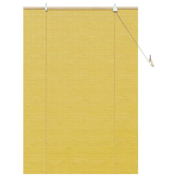 Persianas e Sombras de Janela Amarelo 120 x 160 cm Bambu M 2