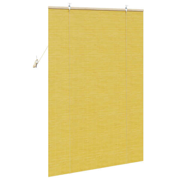 Persianas e Sombras de Janela Amarelo 120 x 160 cm Bambu M 5