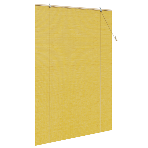 Persianas e Sombras de Janela Amarelo 140 x 220 cm Bambu M 4