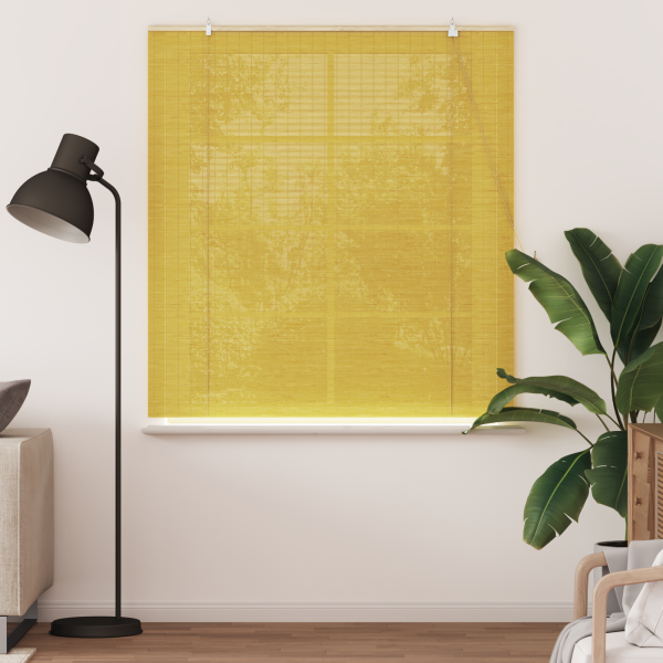 Persianas y Toldos para Ventanas Amarillo 150 x 160 cm Bambú M 3