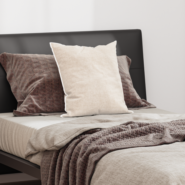 Almohada con almohada Blanco 50 x 50 cm 130gsm 100% algodón D