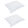 Almohadas 2 pcs Blanco 50 x 75 cm 130gsm 100% algodón 3