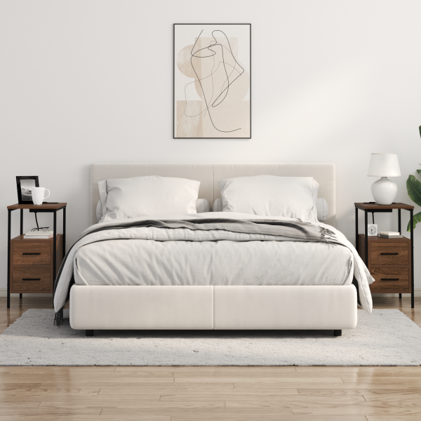 Armário de Cabeceira Carvalho castanho 30 x 48 x 61 cm M 4