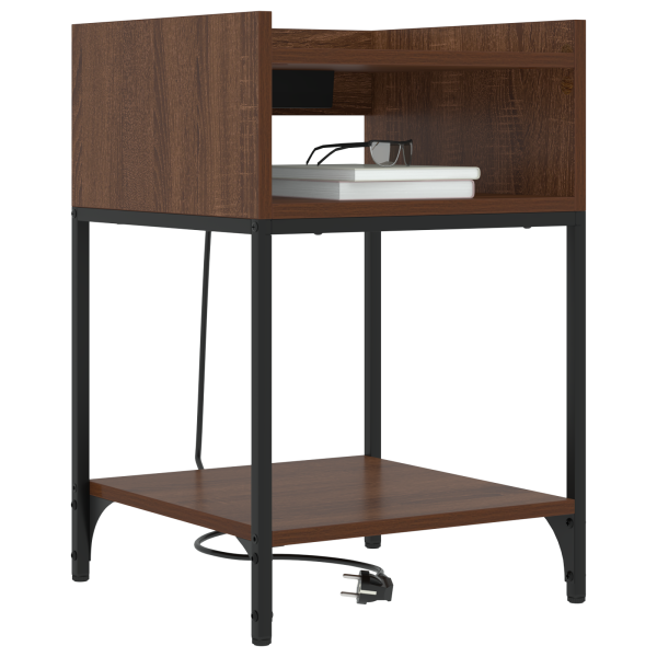 Armários de Canto 2 pcs Carvalho castanho 40 x 40 x 61 cm M 3