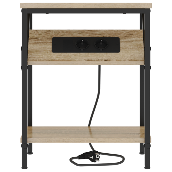 Armario de Noche Roble Sonoma 38 x 30 x 48 cm M 5