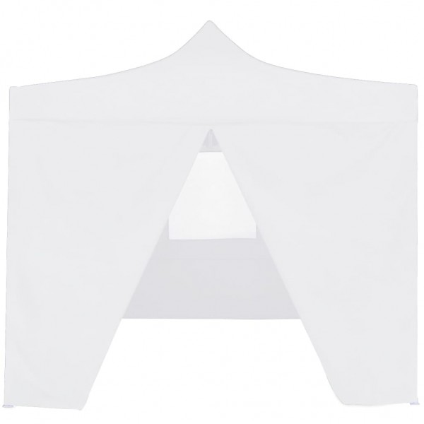 Tenda dobrável profissional festas 4 paredes 3x3m aço branco M 4