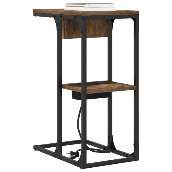 Mesa-de-cabeceira Carvalho fumê 41.5 x 26 x 60.5 cm M 3