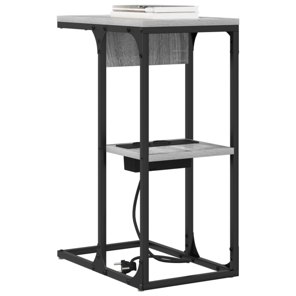 Mesa de Noche Gris sonoma 41.5 x 26 x 60.5 cm M 3