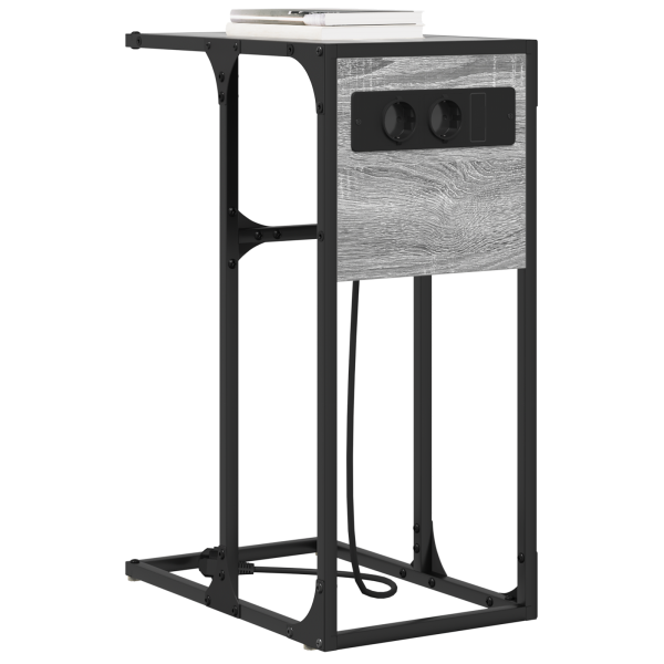 Mesa de Noche Gris sonoma 41.5 x 26 x 60.5 cm M 3