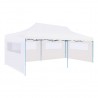 Carpa plegable Pop-up con paredes laterales acero gris 3x6 m 1