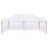Carpa plegable Pop-up con paredes laterales acero gris 3x6 m 4