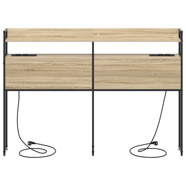 Cabeceira de armazenamento Carvalho Sonoma 150 cm M 5