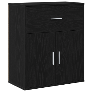 Vitrina Roble negro 60 x 31 x 70 cm Madera contrachapada H