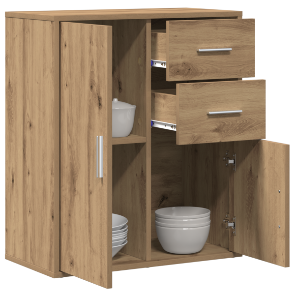 Vitrina Roble artisan 60 x 31 x 70 cm Madera contrachapada M 3