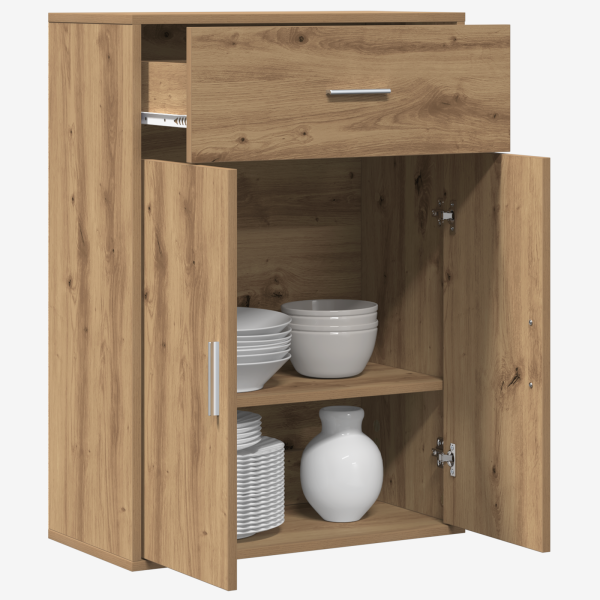 Vitrina Roble artisan 79 x 38 x 80 cm Madera contrachapada M 3