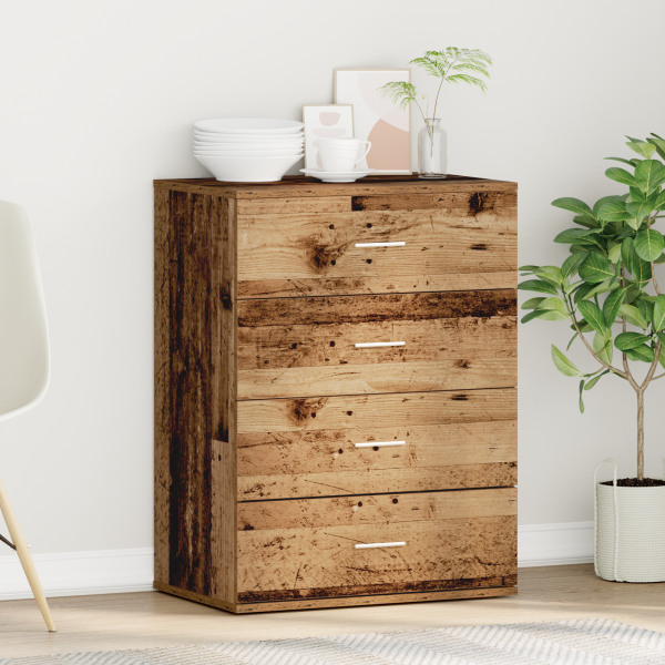 Vitrina Madera envejecida 60 x 39 x 80 cm Madera contrachapada M 4