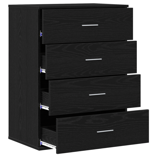 Buffet Carvalho Preto 60 x 39 x 80 cm Madeira processada M 5