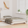 Estructura de cama Blanco 100 x 200 cm Madera maciza de pino 5
