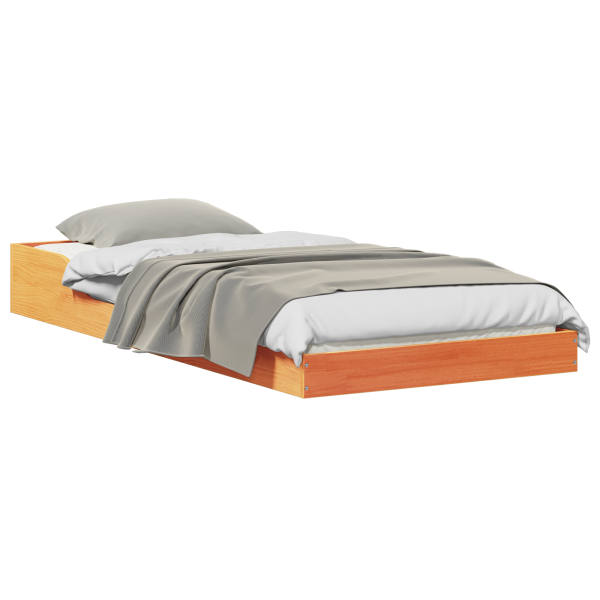 Estrutura da Cama Castanho-mel 80 x 220 cm M 3