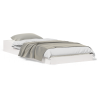 Estructura de cama Blanco 90 x 220 cm Madera maciza de pino 4