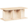 Mesa de Café Natural 80 x 39.5 x 33.5 cm Madera de pino sólido 2