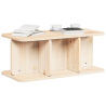 Mesa de Café Natural 80 x 39.5 x 33.5 cm Madera de pino sólido 3