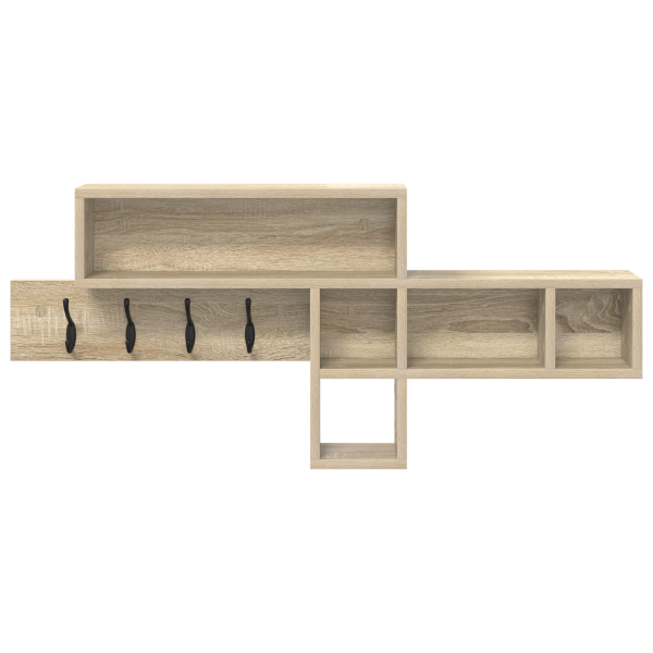 Perchero de pared Roble de Sonoma 100 x 12 x 43.5 cm M 4