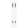 Perchero de pared Blanco 20 x 1.5 x 100 cm Madera contrachapada 5