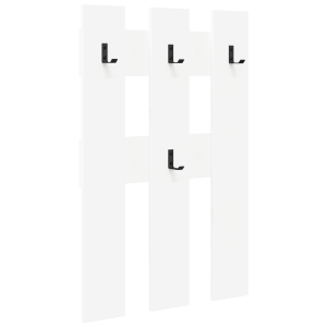 Perchero de pared Blanco 65 x 3 x 100 cm Madera contrachapada H