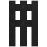 Perchero de pared Roble negro 65 x 3 x 100 cm 5