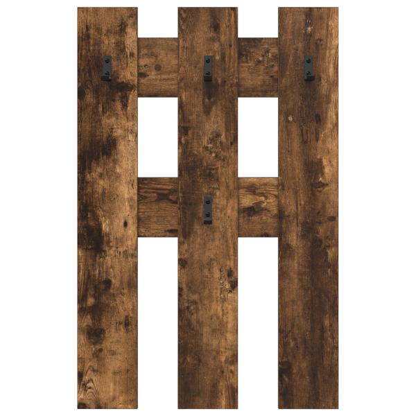 Perchero de pared Roble ahumado 65 x 3 x 100 cm M 5