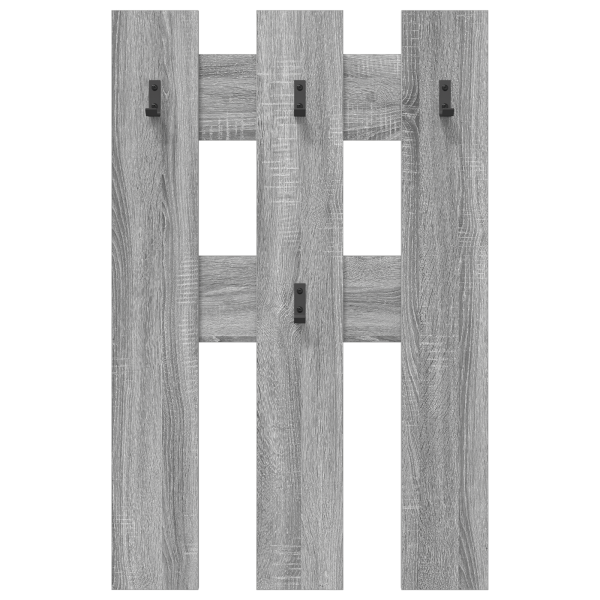 Perchero de pared Gris sonoma 65 x 3 x 100 cm M 5
