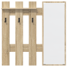 Perchero de pared Roble de Sonoma 100 x 10 x 100 cm 5