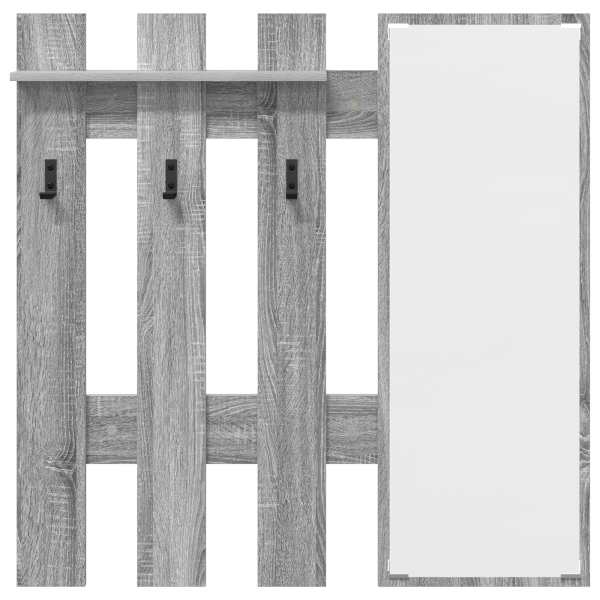 Cabideiro de Parede Cinza sonoma 100 x 10 x 100 cm M 5