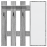 Perchero de pared Gris sonoma 100 x 10 x 100 cm 5