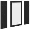 Perchero de pared Roble negro 96 x 1.5 x 90 cm 2