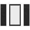 Perchero de pared Roble negro 96 x 1.5 x 90 cm 5