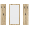 Perchero de pared Roble Sonoma 96 x 1.5 x 90 cm 5
