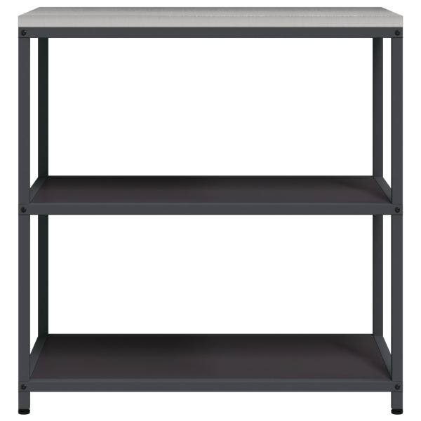 Estante de almacenamiento de cocina Negro 60 x 50 x 92 cm Acero M 5