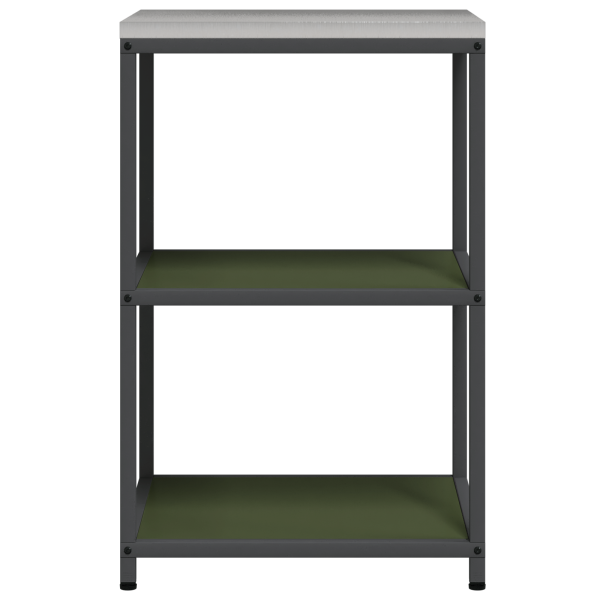 Estante de almacenamiento de cocina Verde oliva 60 x 50 x 92 cm M 5