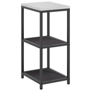Estante de almacenamiento de cocina Negro 60 x 50 x 92 cm Acero H