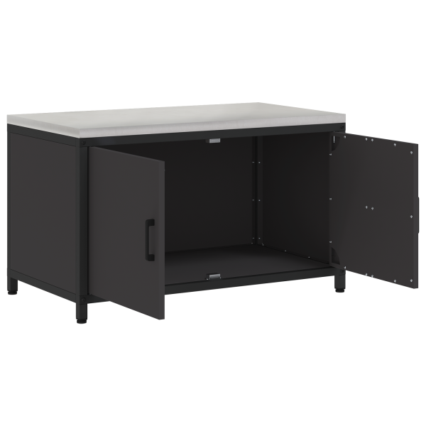 Gabinete de Almacenamiento para Cocina Negro 60 x 50 x 92 cm M 5