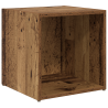 Gabinetes para TV - 4 pcs Madera Vieja - 37 x 35 x 37 cm - Madera Engineered 5