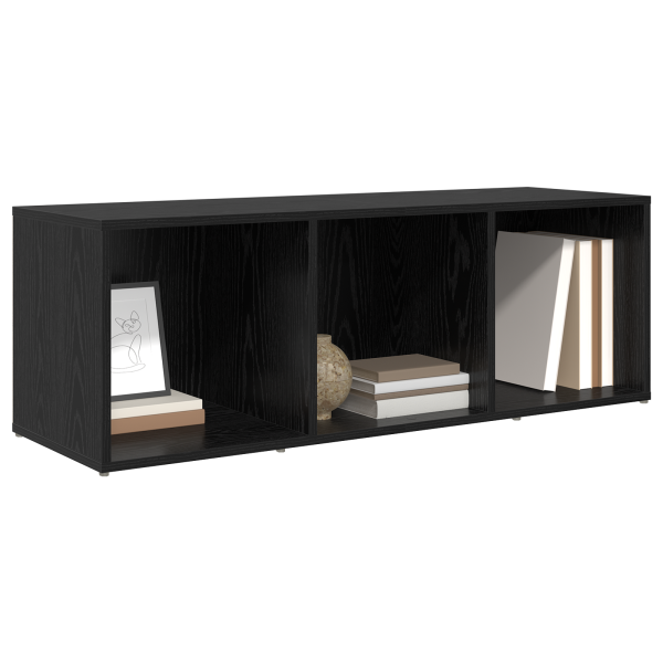Gabinete de TV Roble negro Madera contrachapada M 3